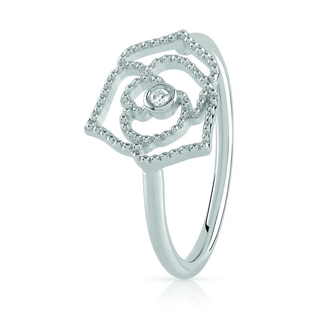 Découvrez notre bague rose perlée de la collection Etats d'âme.